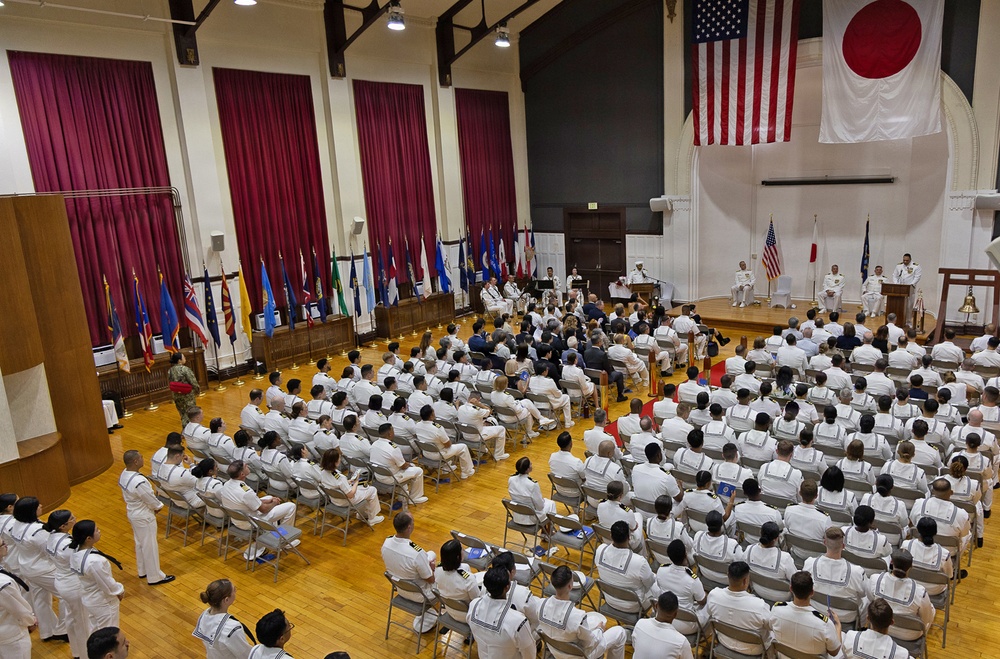 Capt. Joshua A. Miller Relieves Capt. Torrin W. Velazquez as USNMRTC Yokosuka Commanding Officer