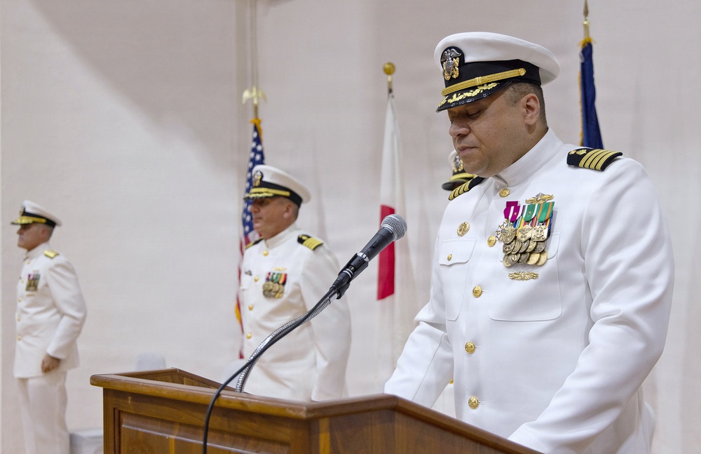 Capt. Joshua A. Miller Relieves Capt. Torrin W. Velazquez as USNMRTC Yokosuka Commanding Officer