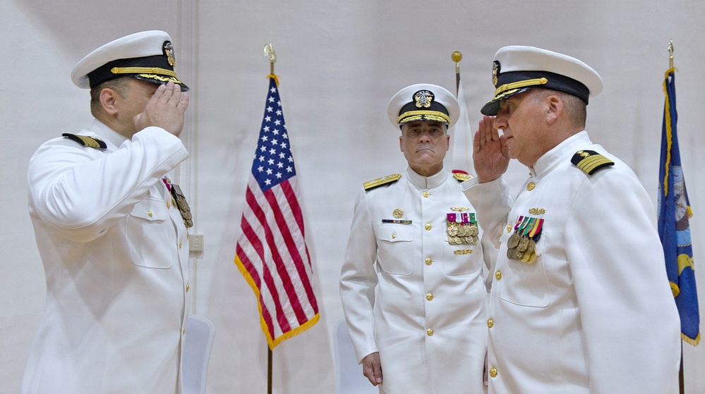 Capt. Joshua A. Miller Relieves Capt. Torrin W. Velazquez as USNMRTC Yokosuka Commanding Officer