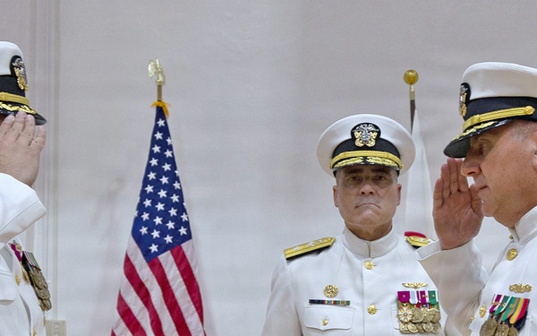Capt. Joshua A. Miller Relieves Capt. Torrin W. Velazquez as USNMRTC Yokosuka Commanding Officer