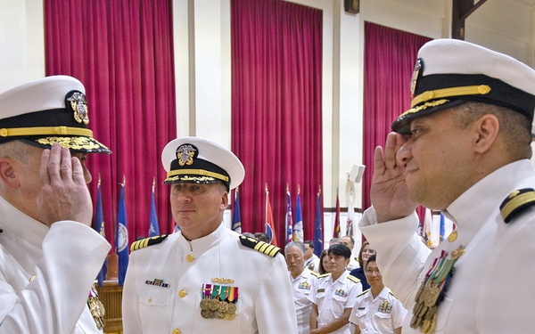 Capt. Joshua A. Miller Relieves Capt. Torrin W. Velazquez as USNMRTC Yokosuka Commanding Officer