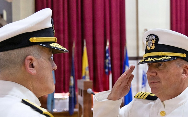 Capt. Joshua A. Miller Relieves Capt. Torrin W. Velazquez as USNMRTC Yokosuka Commanding Officer