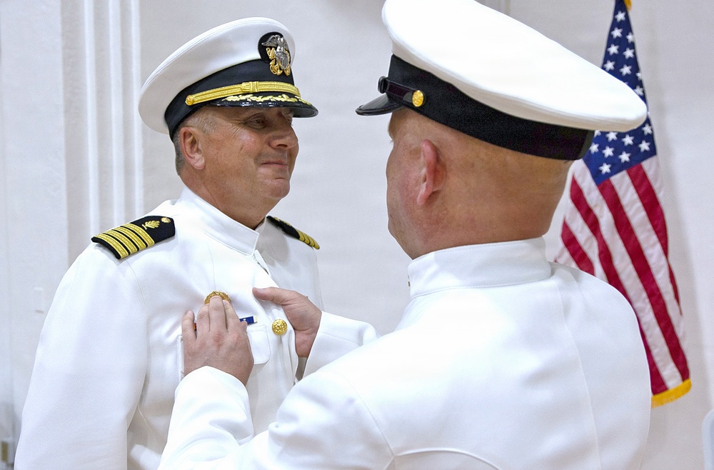 Capt. Joshua A. Miller Relieves Capt. Torrin W. Velazquez as USNMRTC Yokosuka Commanding Officer