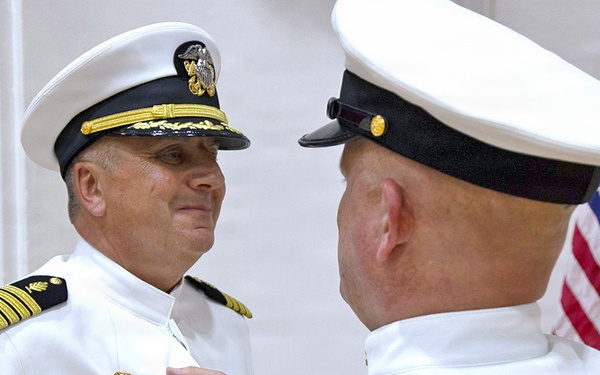 Capt. Joshua A. Miller Relieves Capt. Torrin W. Velazquez as USNMRTC Yokosuka Commanding Officer