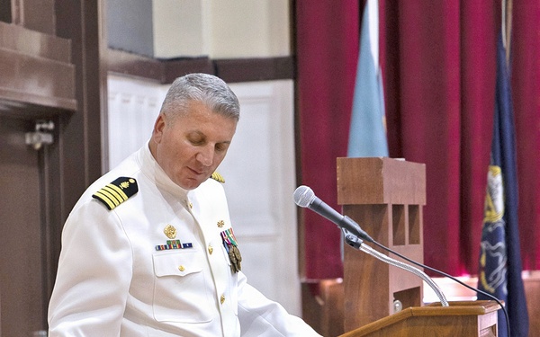 Capt. Joshua A. Miller Relieves Capt. Torrin W. Velazquez as USNMRTC Yokosuka Commanding Officer