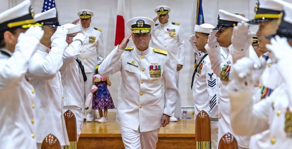Capt. Joshua A. Miller Relieves Capt. Torrin W. Velazquez as USNMRTC Yokosuka Commanding Officer