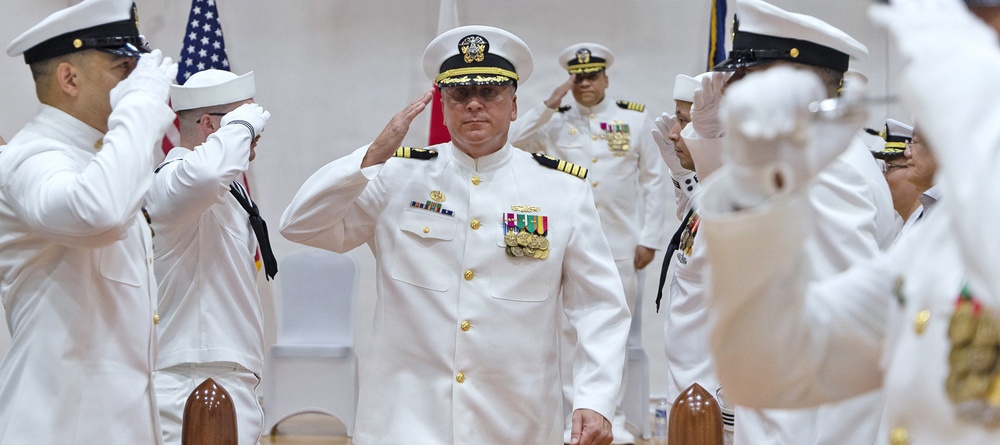 Capt. Joshua A. Miller Relieves Capt. Torrin W. Velazquez as USNMRTC Yokosuka Commanding Officer