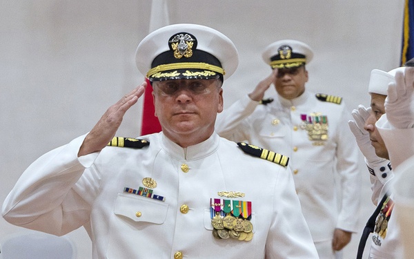 Capt. Joshua A. Miller Relieves Capt. Torrin W. Velazquez as USNMRTC Yokosuka Commanding Officer