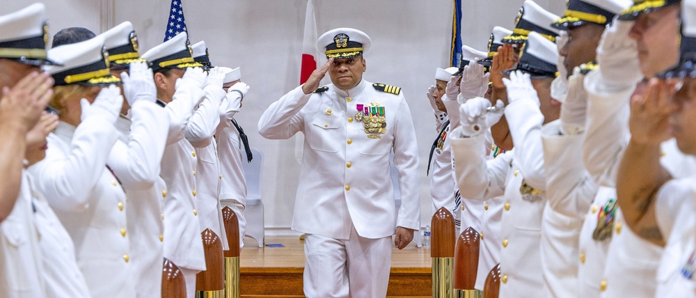 Capt. Joshua A. Miller Relieves Capt. Torrin W. Velazquez as USNMRTC Yokosuka Commanding Officer
