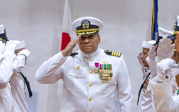 Capt. Joshua A. Miller Relieves Capt. Torrin W. Velazquez as USNMRTC Yokosuka Commanding Officer