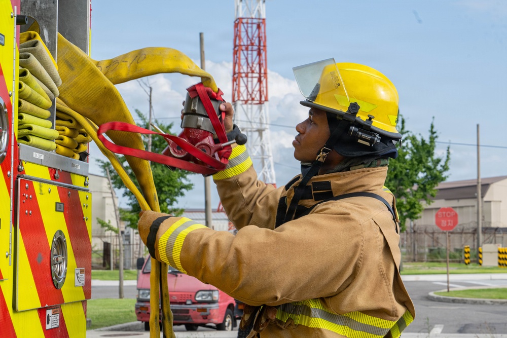 Bev. Sent 26-4: Wolf Pack Security Forces &amp; Fire Department respond to simulated base fire