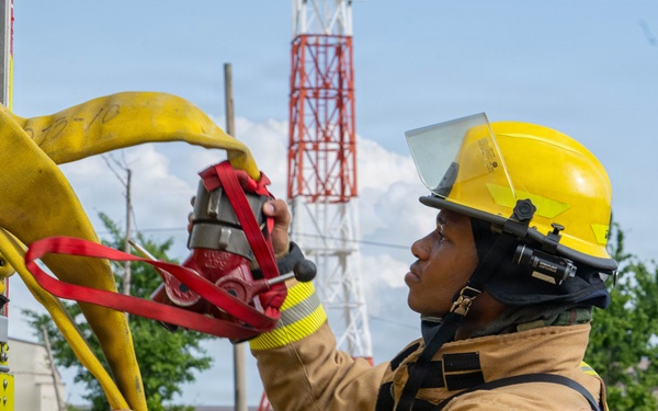 Bev. Sent 26-4: Wolf Pack Security Forces &amp; Fire Department respond to simulated base fire
