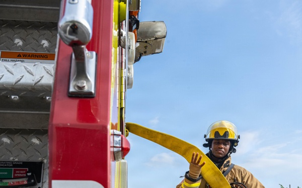Bev. Sent 26-4: Wolf Pack Security Forces &amp; Fire Department respond to simulated base fire