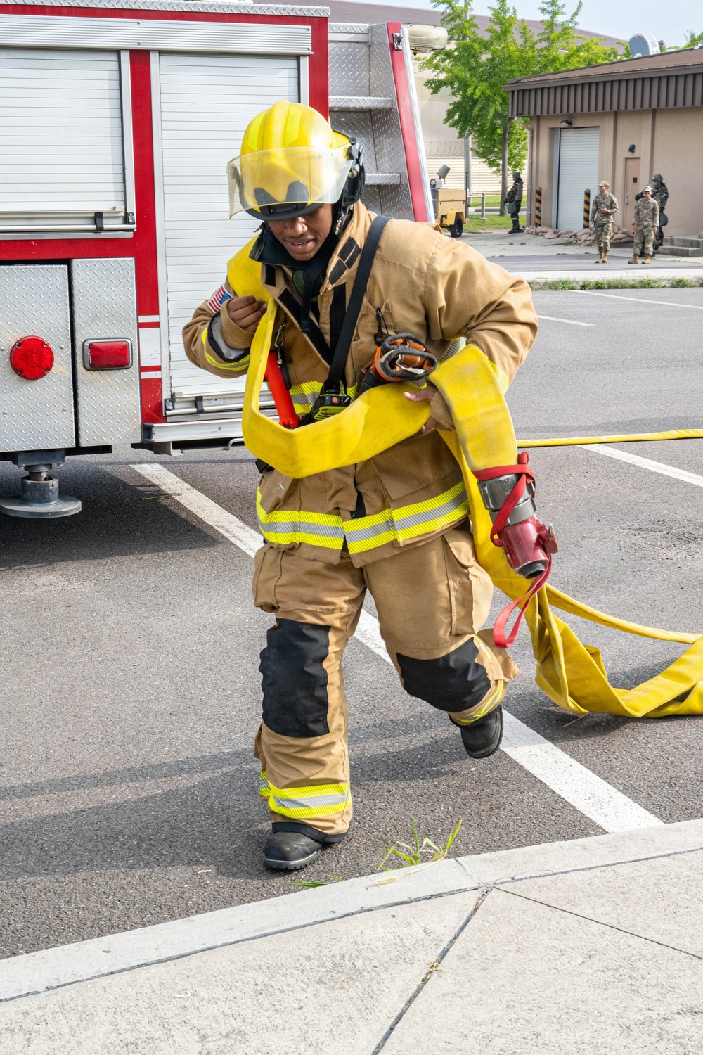 Bev. Sent 26-4: Wolf Pack Security Forces &amp; Fire Department respond to simulated base fire