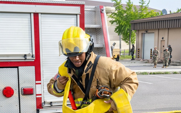 Bev. Sent 26-4: Wolf Pack Security Forces &amp; Fire Department respond to simulated base fire