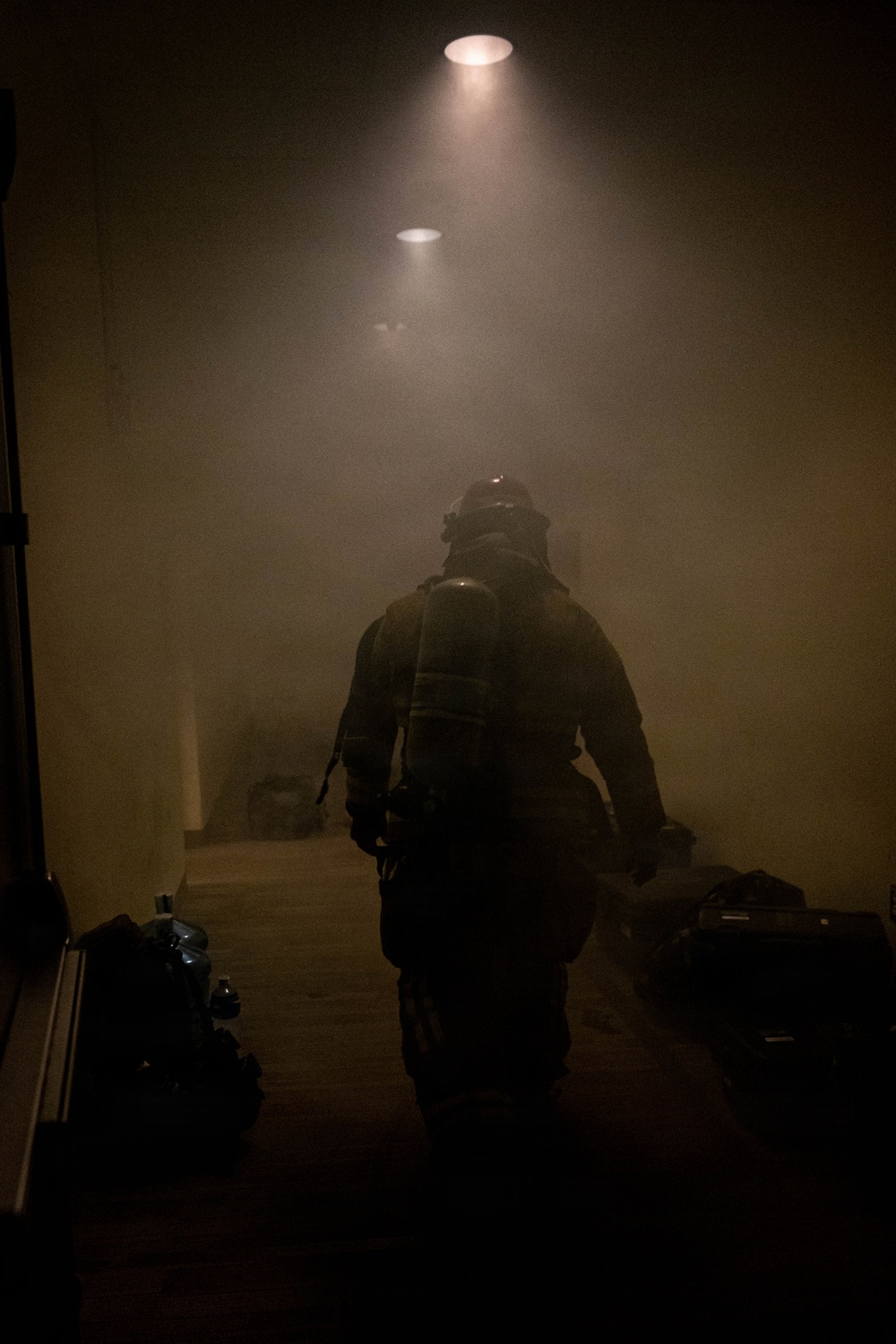 Bev. Sent 26-4: Wolf Pack Security Forces &amp; Fire Department respond to simulated base fire