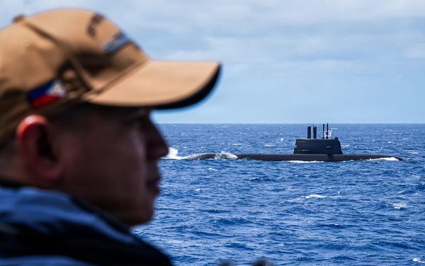 Philippine Navy ship BRP Miguel Malvar joins RIMPAC 2026 group sail