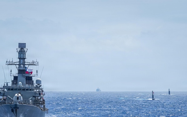 Philippine Navy ship BRP Miguel Malvar joins RIMPAC 2026 group sail