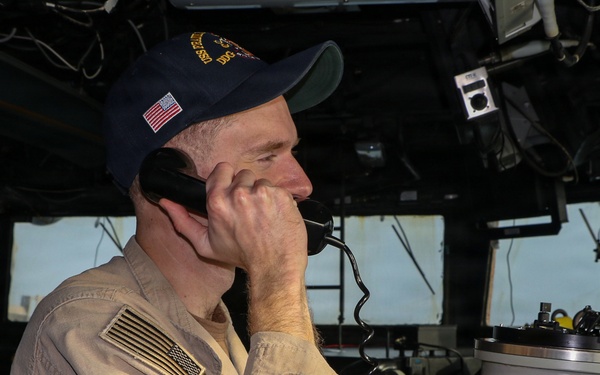 Frank E. Petersen Jr. Sailor Stands Watch