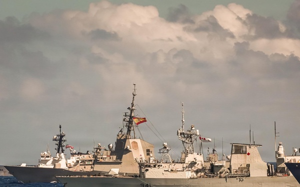 Philippine Navy ship BRP Miguel Malvar joins RIMPAC group sail