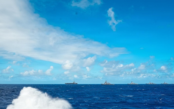 Philippine Navy ship BRP Miguel Malvar joins RIMPAC group sail