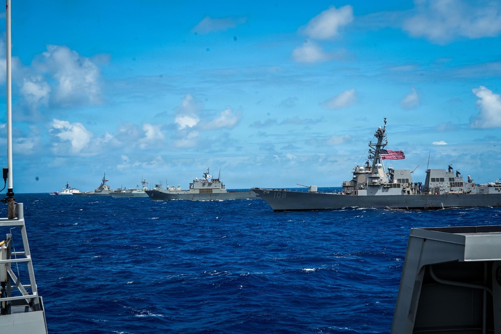 Philippine Navy ship BRP Miguel Malvar joins RIMPAC 2026 group sail