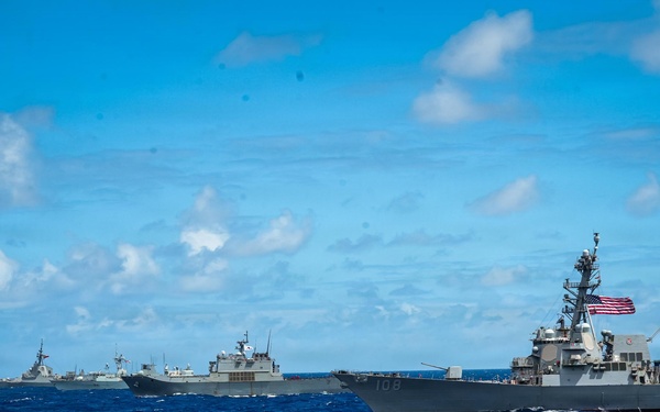 Philippine Navy ship BRP Miguel Malvar joins RIMPAC 2026 group sail