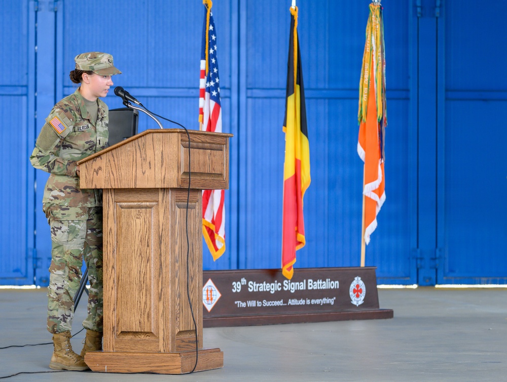 HHD, 39th Strategic Signal Bn, Change of Command