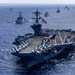 Partner nations participate in group sail lead by USS Theodore Roosevelt during RIMPAC 26
