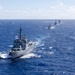 Multinational ships sail in formation during RIMPAC 2026
