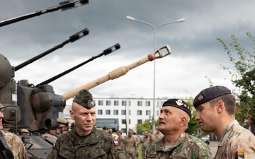 Romania’s Deputy Chief of Defence visits BPTA to assess the NATO FLF Battle Group–Poland’s training and capabilities