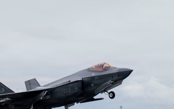 48 Fighter Wing F-35As conduct live-fire operations during Combat Archer-UK 26