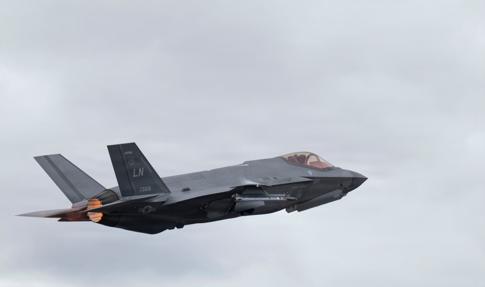 48 Fighter Wing F-35As conduct live-fire operations during Combat Archer-UK 26