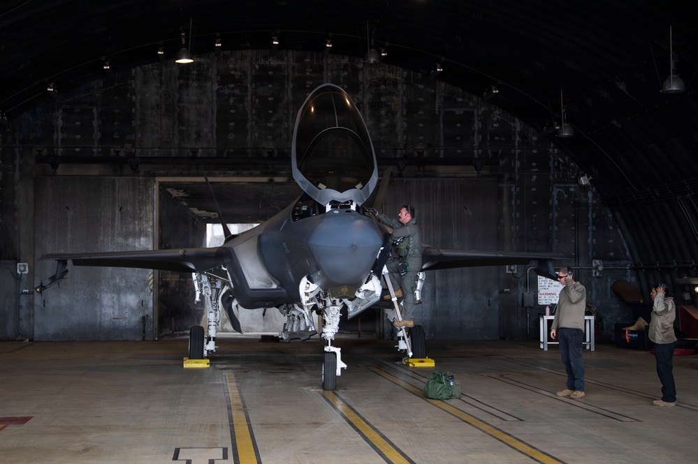 48 Fighter Wing F-35As conduct live-fire operations during Combat Archer-UK 26