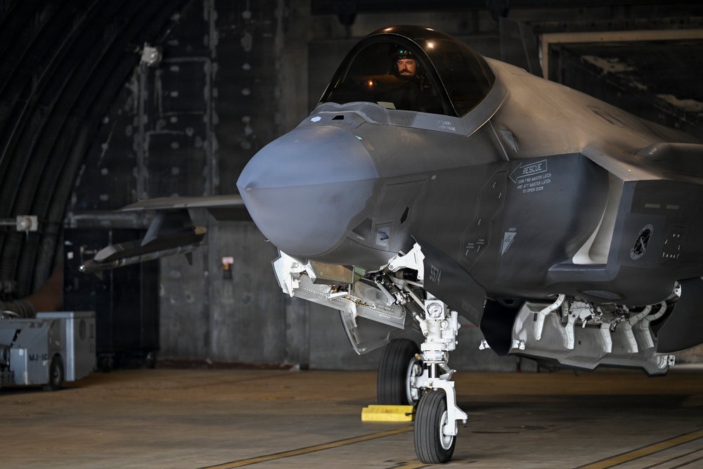 48 Fighter Wing F-35As conduct live-fire operations during Combat Archer-UK 26