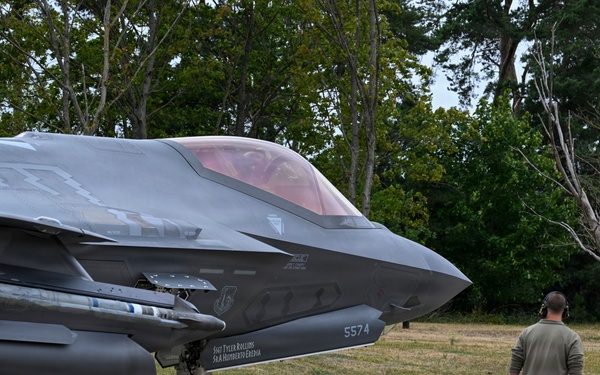 48 Fighter Wing F-35As conduct live-fire operations during Combat Archer-UK 26