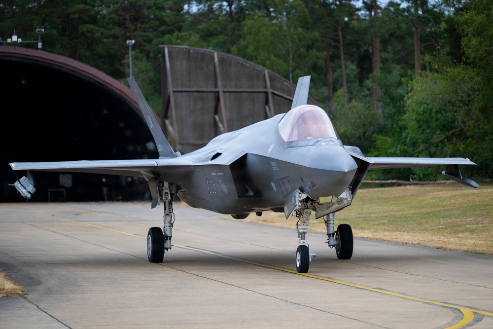48 Fighter Wing F-35As conduct live-fire operations during Combat Archer-UK 26