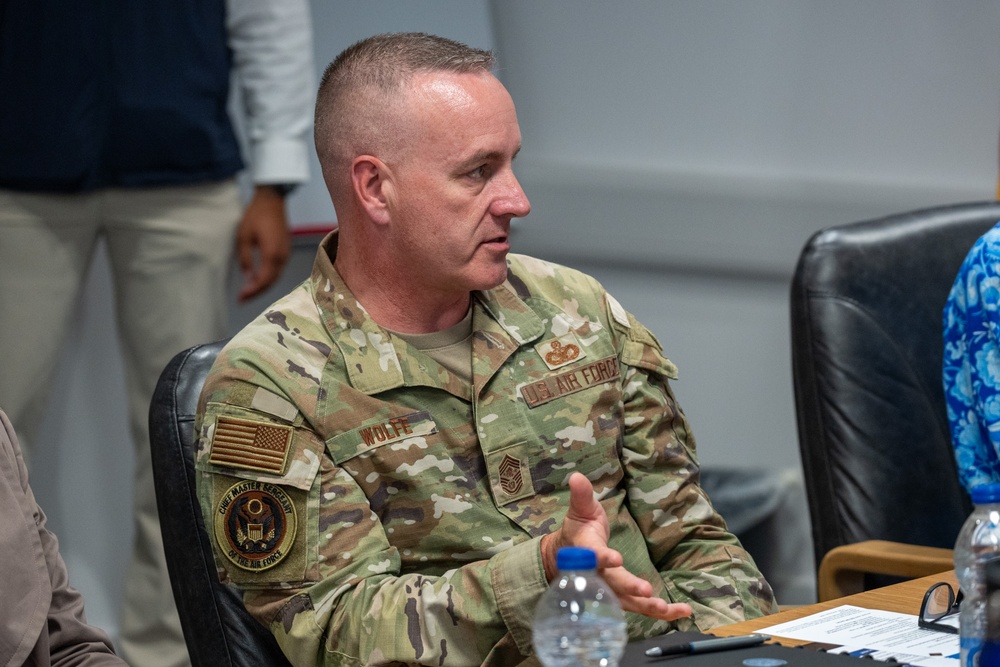 CSAF and CMSAF visit RAF Fairford