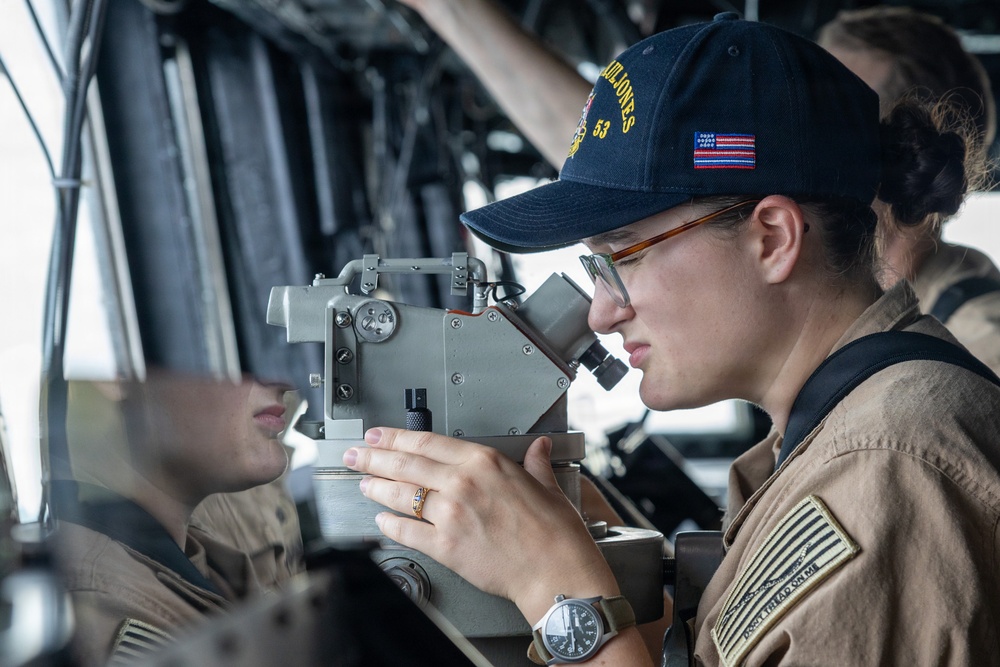 USS John Paul Jones (DDG 53) conducts routine operations while deployed