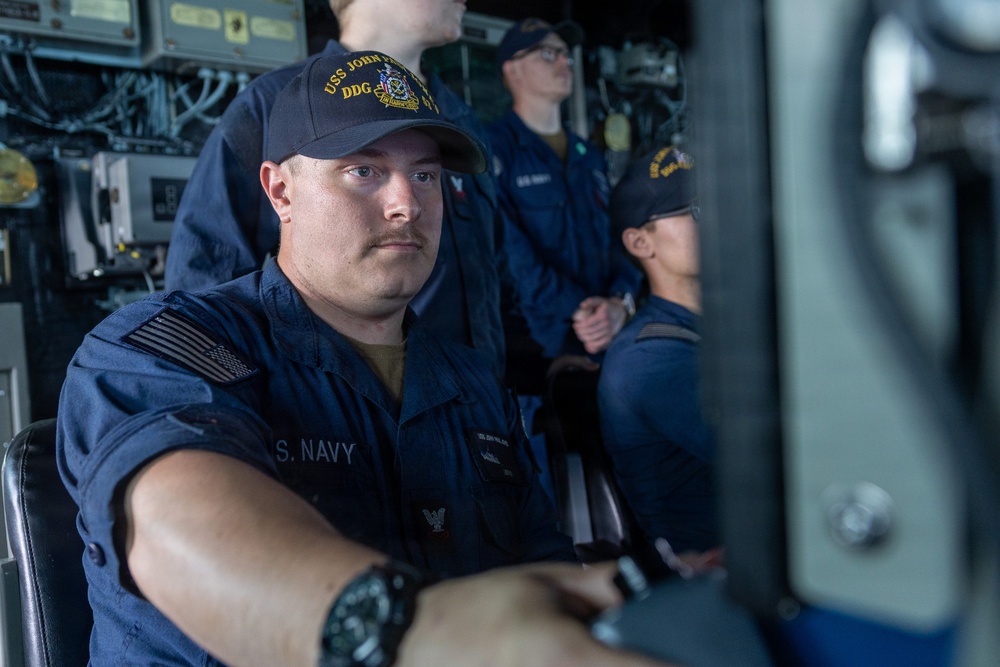 USS John Paul Jones (DDG 53) conducts routine operations while deployed