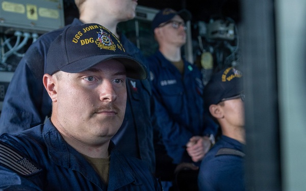 USS John Paul Jones (DDG 53) conducts routine operations while deployed