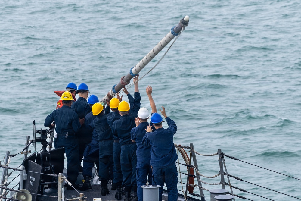 USS John Paul Jones (DDG 53) conducts routine operations while deployed