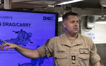 USS John Paul Jones (DDG 53) conducts Tactical Combat Casualty Care (TCCC) training while deployed