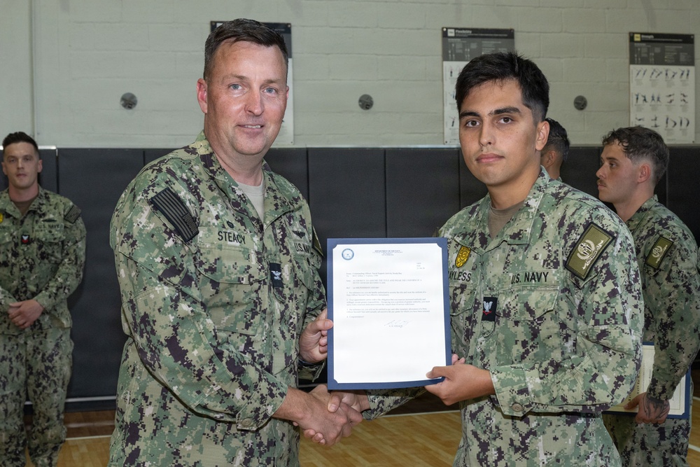 NSA Souda Bay July Awards at Quarters