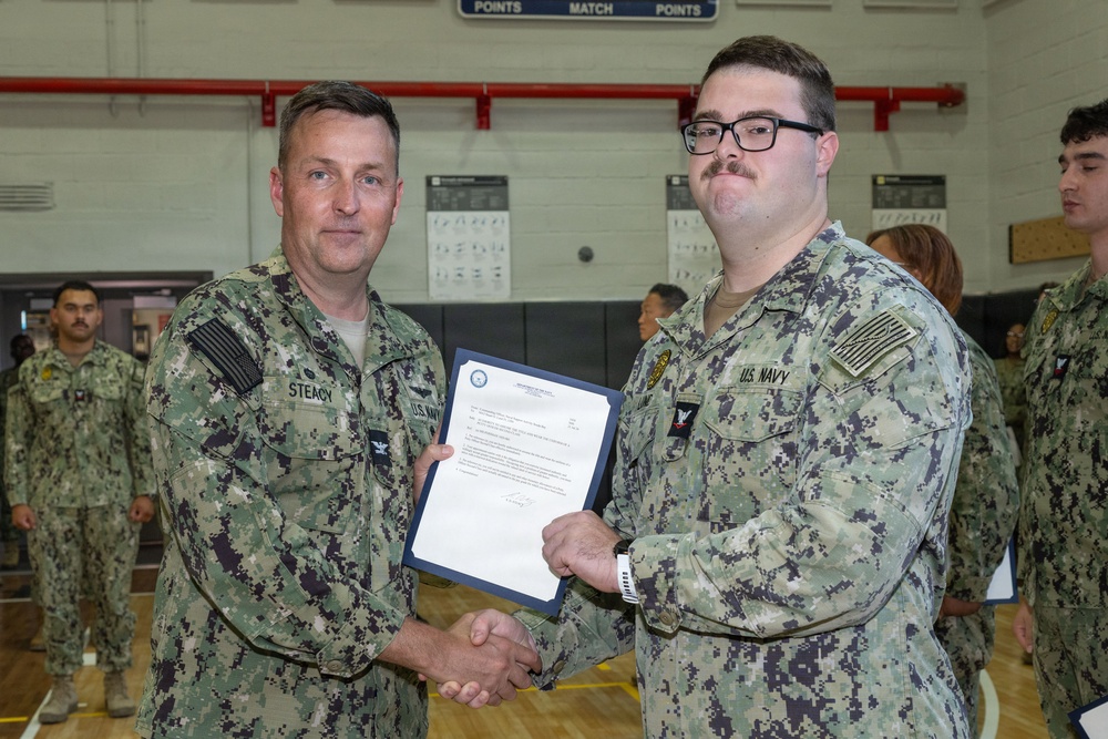 NSA Souda Bay July Awards at Quarters