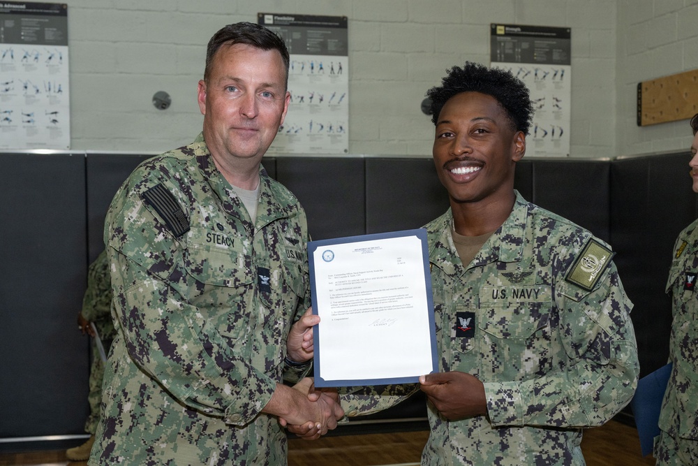 NSA Souda Bay July Awards at Quarters
