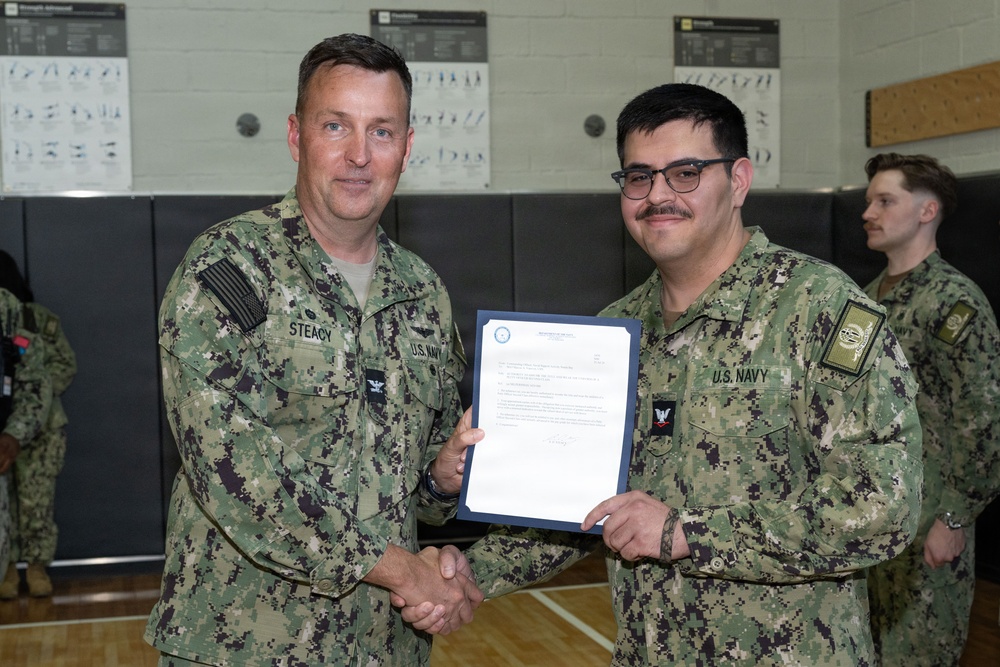 NSA Souda Bay July Awards at Quarters