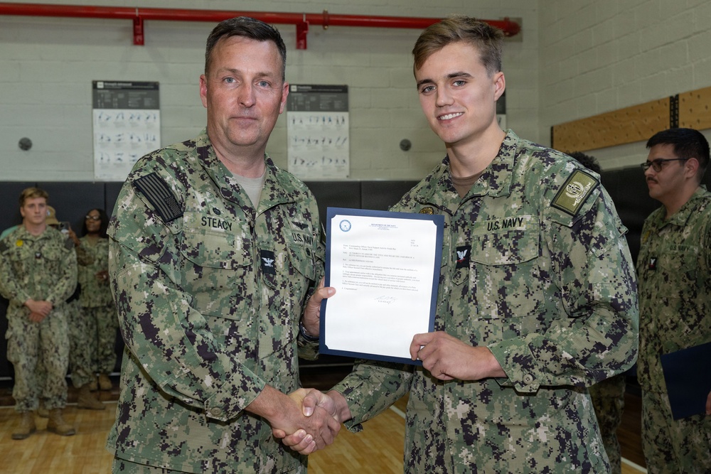 NSA Souda Bay July Awards at Quarters