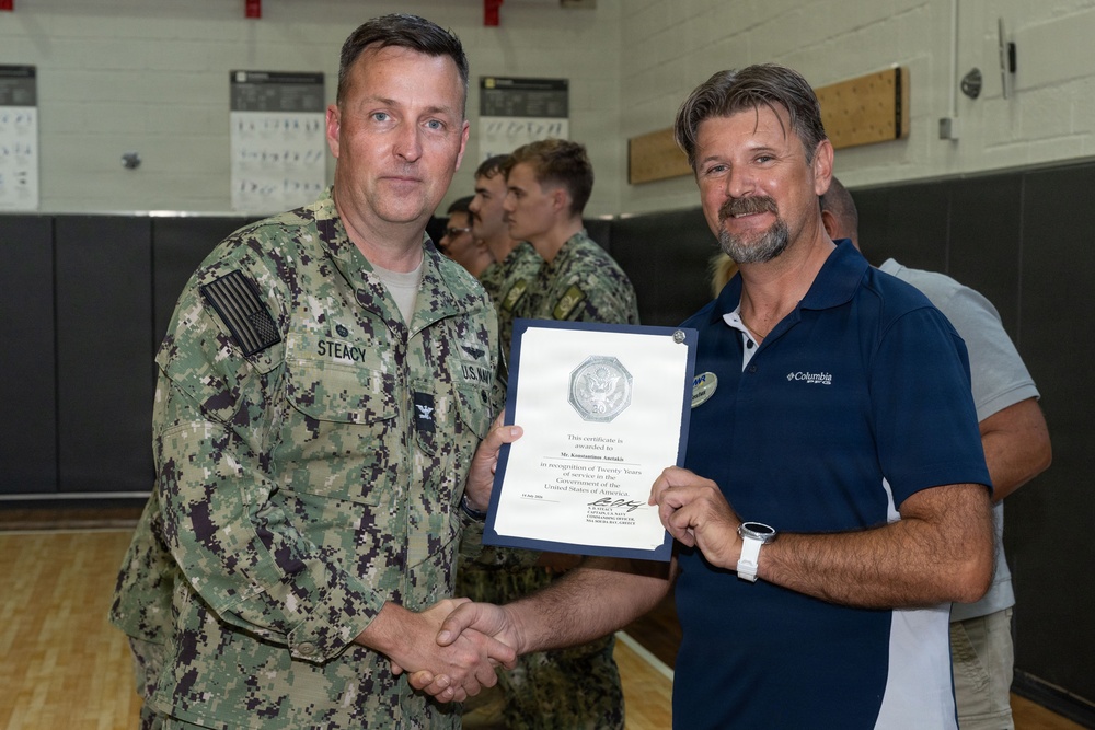 NSA Souda Bay July Awards at Quarters