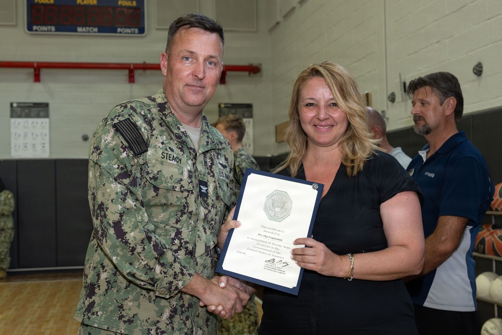 NSA Souda Bay July Awards at Quarters